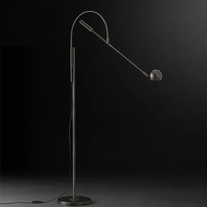 Изображение Торшер Restoration Hardware Orbiter Ii Task Floor Black By Imperiumloft