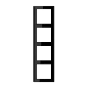 Изображение Рамка на 4 поста LS 990 черный глянец LS984SW Jung