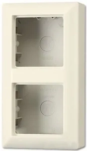 Изображение Коробка двойная для накладного монтажа AS слоновая кость AS582AW AS 500