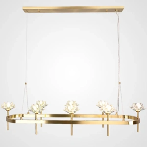 Изображение Подвесная Люстра Lotos Long 8 By Imperiumloft