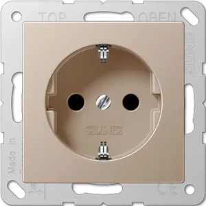 Изображение Розетка с заземлением 16А 250В A 550 шампань A1520KICH Jung