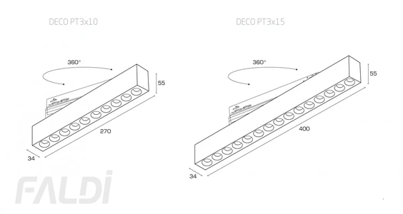 Изображение Подвесной светильник DECO PT3x10