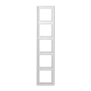 Изображение Рамка на 5 постов LS 990 белый LS985WW Jung