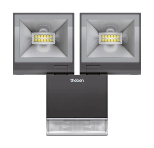Изображение Прожектор уличный с датчиком движения Theben theLeda S20 BK (1020924)