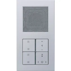 Изображение Радиоприемник c рамкой A Flow алюминий RANACM514AL Jung