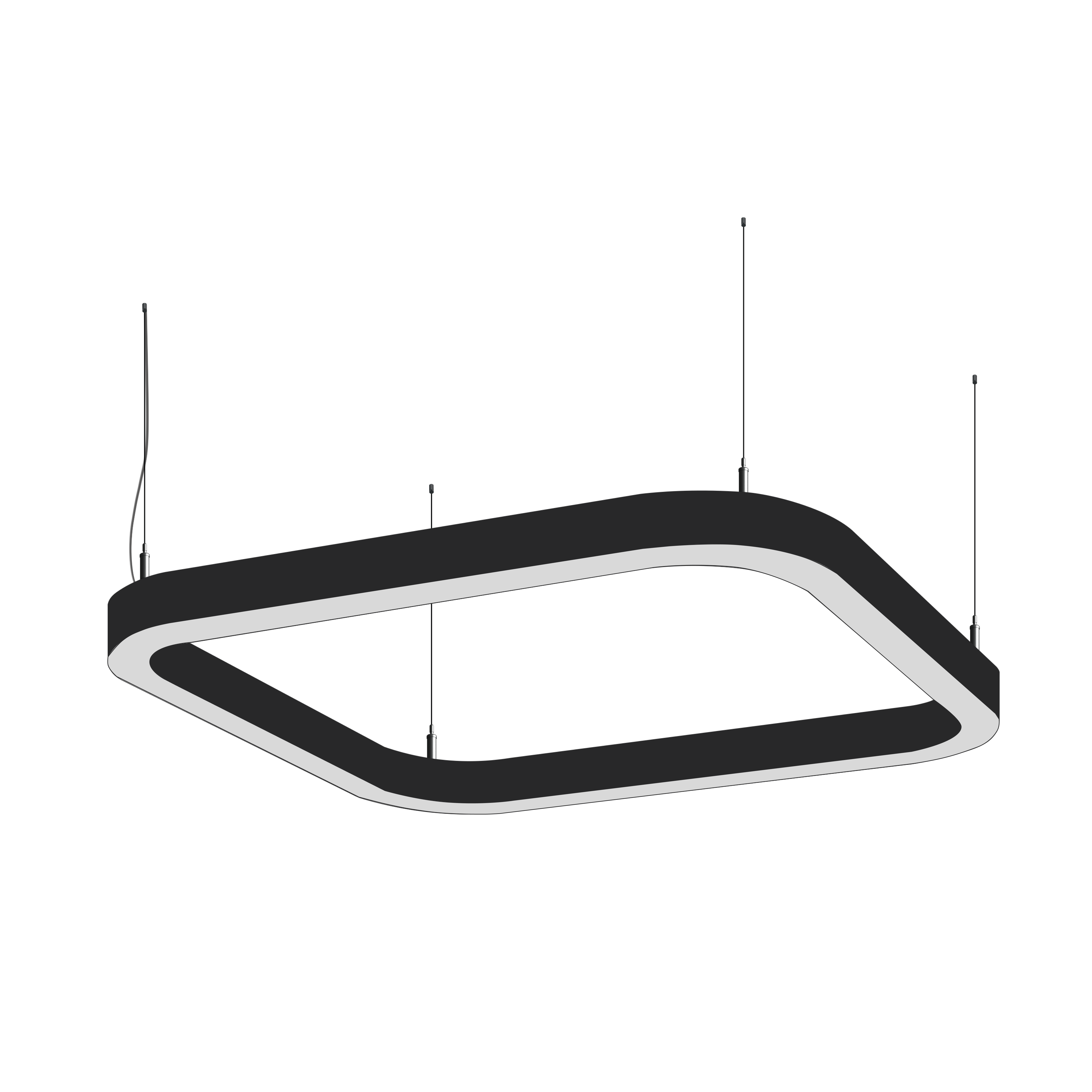 Cветодиодный фигурный светильник MS-ELLIPSE Суперэллипс 1700mm 102W 3000/4000/6000К