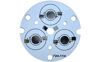 Плата D44-3E Emitter (3x LED, 724-114) (Turlens, -)